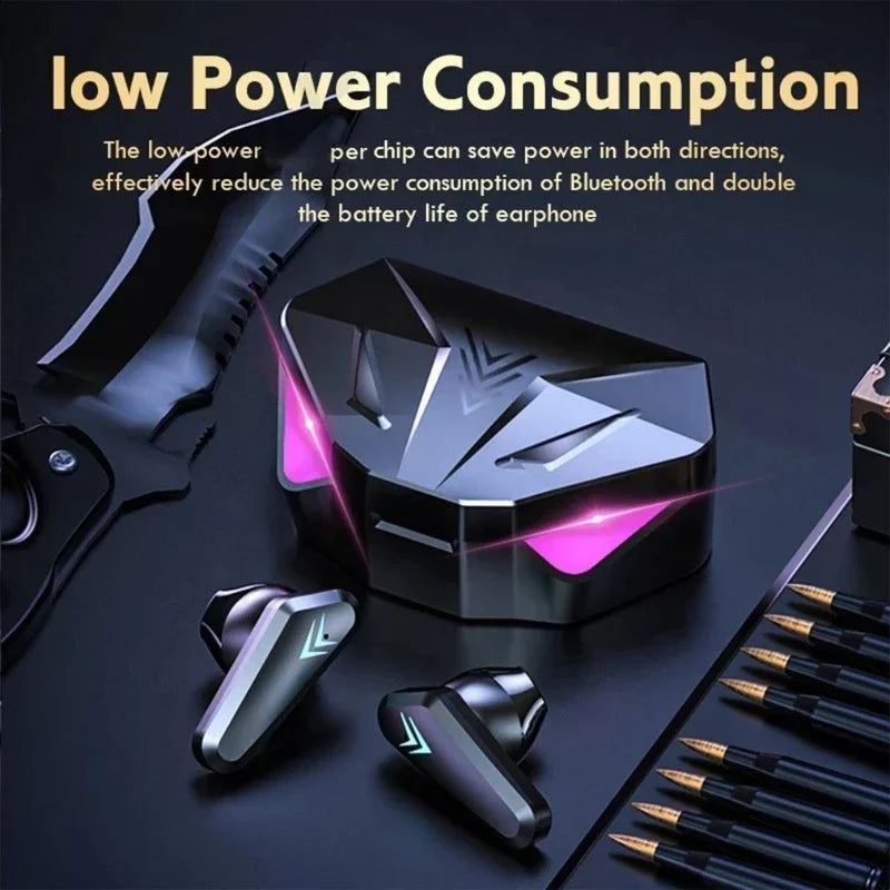 X15 TWS Wireless Earbuds – LED Display, Deep Bass & Low Latency Audio