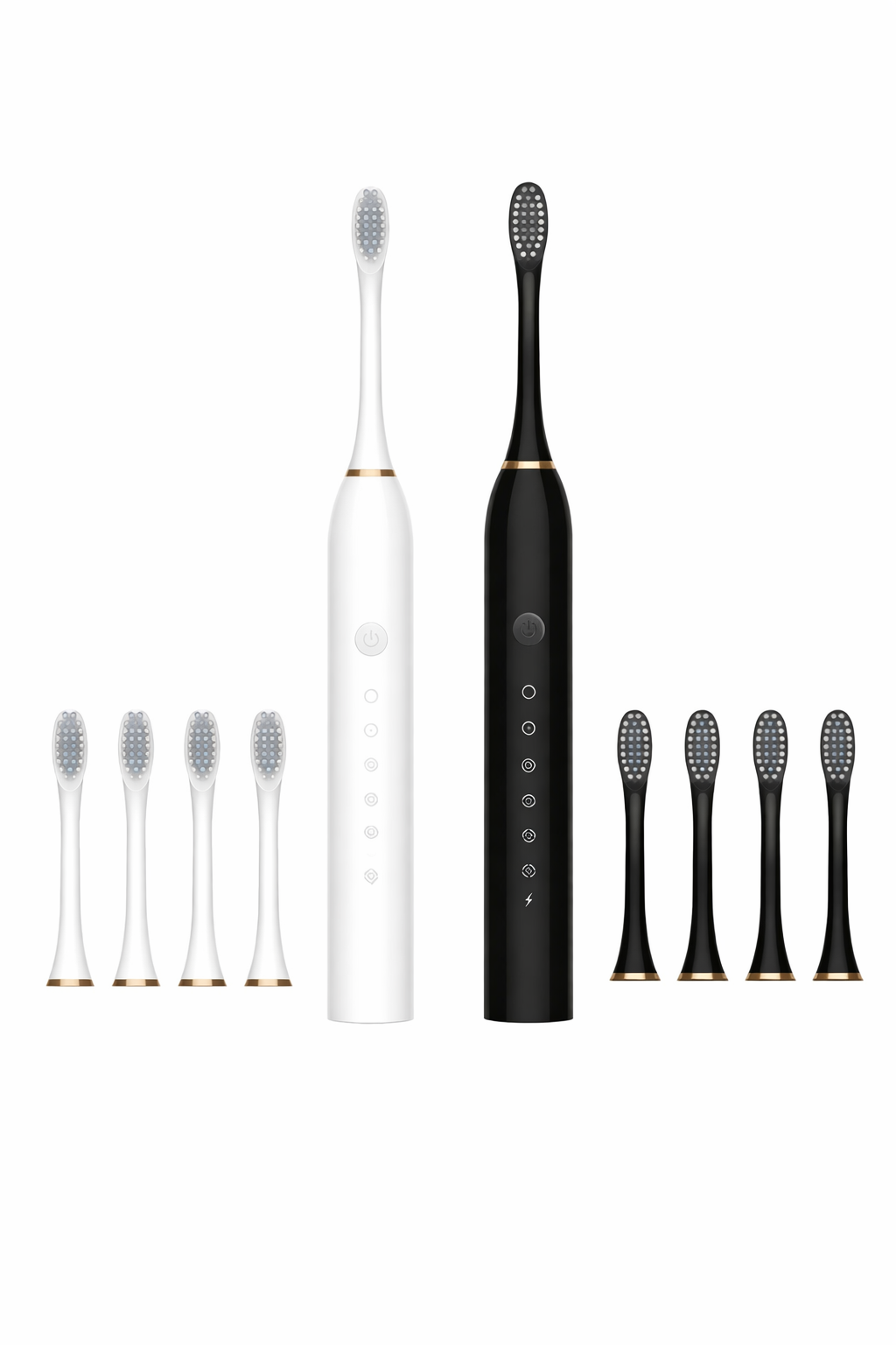 Electric Ultrasonic Toothbrush Set – 6 Cleaning Modes, USB Rechargeable & Waterproof