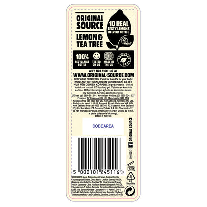 Zesty Lemon Shower Gel, 6 X 250Ml