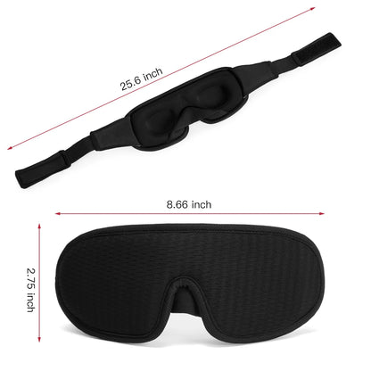 3D Sleep Mask — Ultra-Soft Light Blocking Eye Mask for Deep Sleep