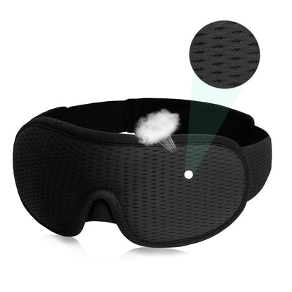 3D Sleep Mask — Ultra-Soft Light Blocking Eye Mask for Deep Sleep