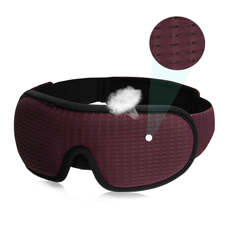 3D Sleep Mask — Ultra-Soft Light Blocking Eye Mask for Deep Sleep