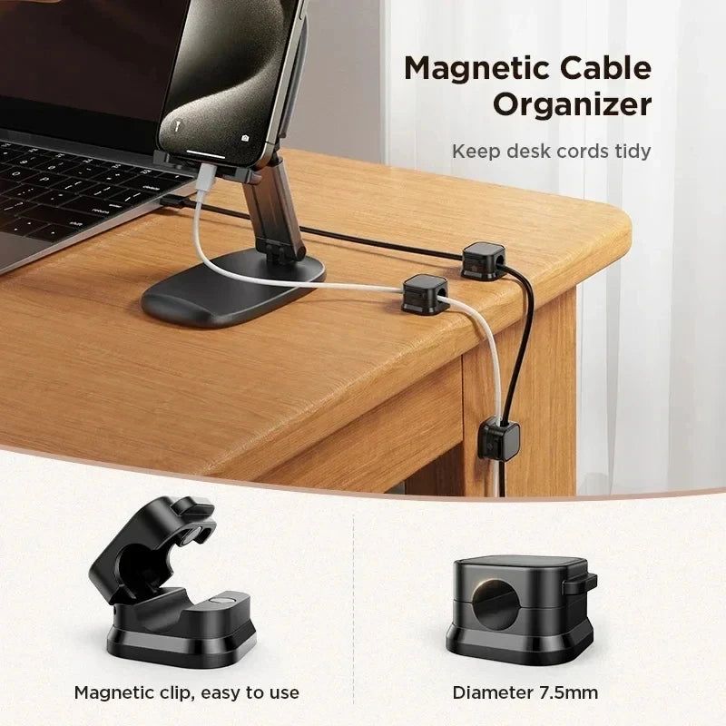 Magnetic Cable Organizer Clips — Keep Your Cables Neat & Tangle-Free