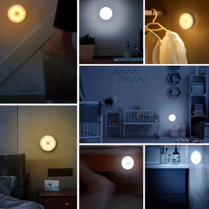 Motion Sensor Night Light – Wireless LED Lamp for Bedroom, Stairs & Closet