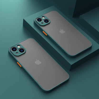 Shockproof Matte iPhone Case – Anti-Scratch Protective Cover