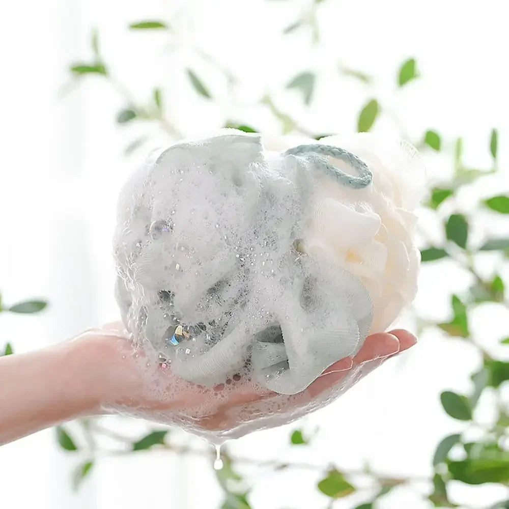 Exfoliating Shower Sponge — Soft Mesh Body Scrubber for Smooth Skin