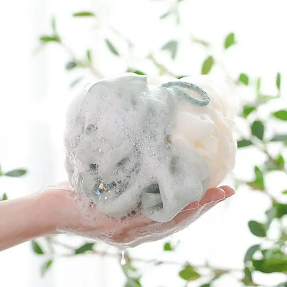 Exfoliating Shower Sponge — Soft Mesh Body Scrubber for Smooth Skin
