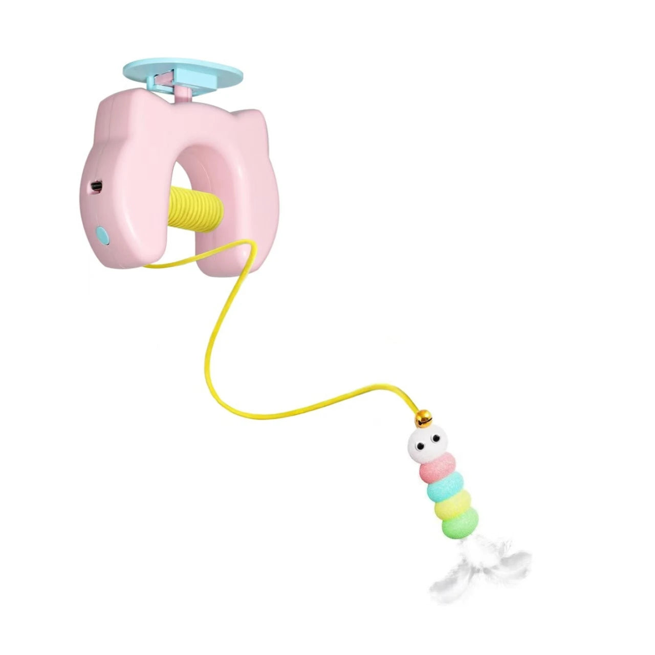 Automatic Cat Teaser Toy — Electric Feather Swing Toy for Interactive Play