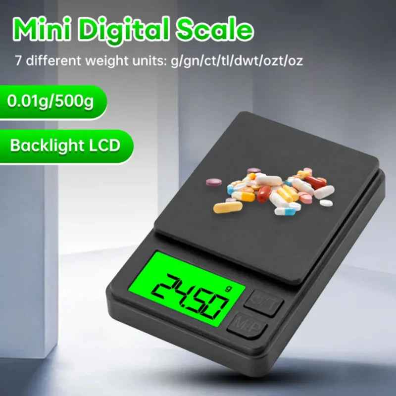 Digital Pocket Scale — High Precision Mini Weighing Scale (0.01g Accuracy)