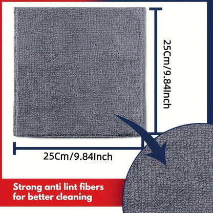 Ultra-Absorbent Microfiber Cleaning Cloths/Towels — Soft & Streak-Free (5/10/20 Pack)