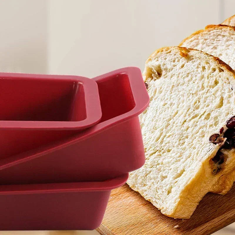 Silicone Non-Stick Mini Loaf Pan – Easy Release Rectangle Baking Mold for Bread, Cake & Pastry