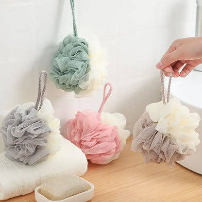 Exfoliating Shower Sponge — Soft Mesh Body Scrubber for Smooth Skin