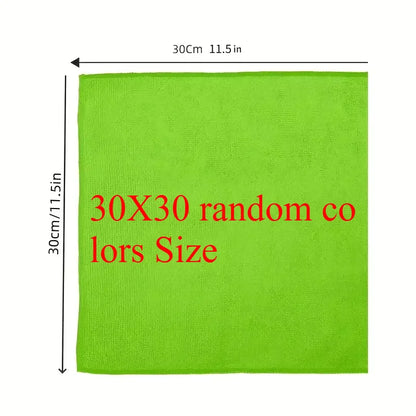 Ultra-Absorbent Microfiber Cleaning Cloths/Towels — Soft & Streak-Free (5/10/20 Pack)