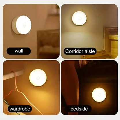 Motion Sensor Night Light – Wireless LED Lamp for Bedroom, Stairs & Closet