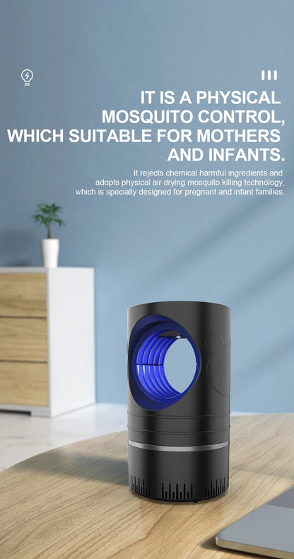 USB Mosquito Killer Lamp — Quiet Indoor Bug Trap with UV Light