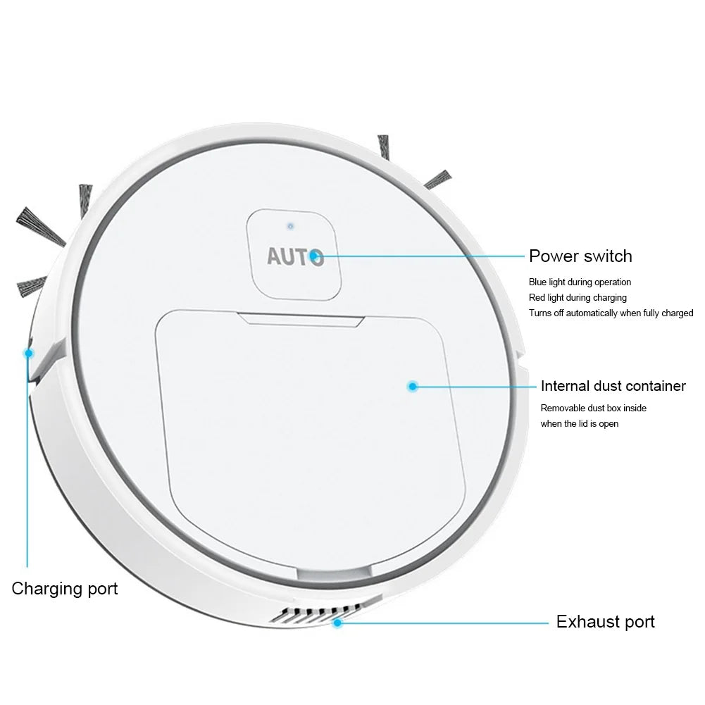 3-in-1 Smart Robot Vacuum Cleaner – Automatic Sweeping, Vacuuming & Mopping