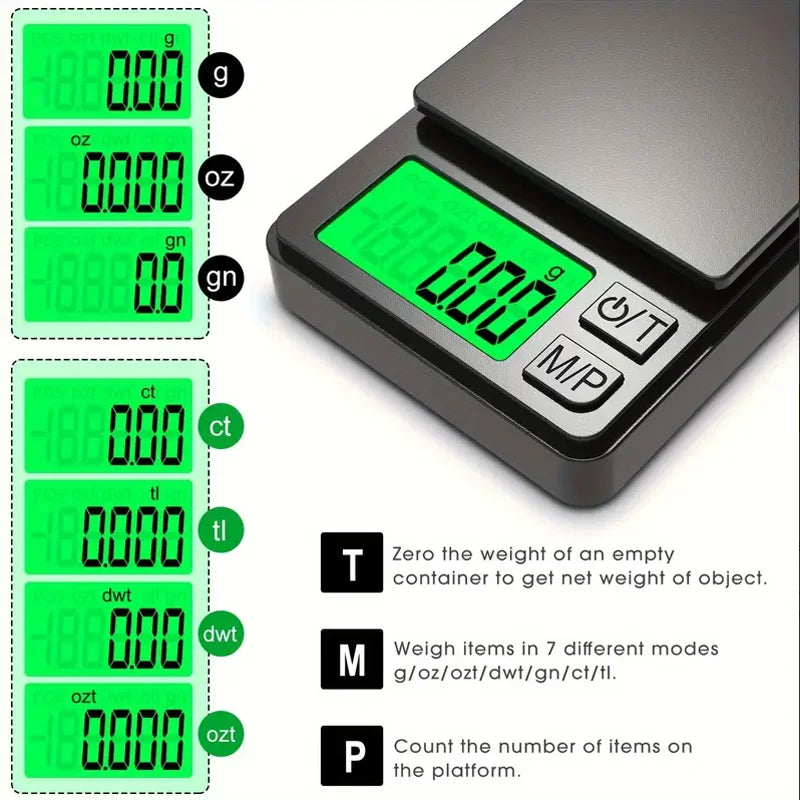 Digital Pocket Scale — High Precision Mini Weighing Scale (0.01g Accuracy)