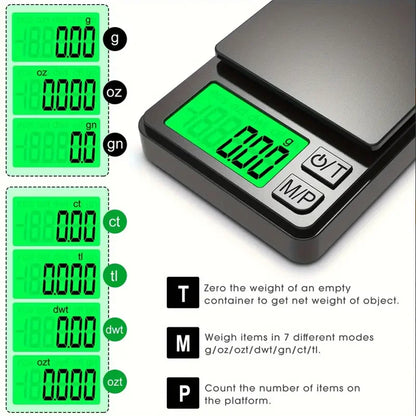 Digital Pocket Scale — High Precision Mini Weighing Scale (0.01g Accuracy)