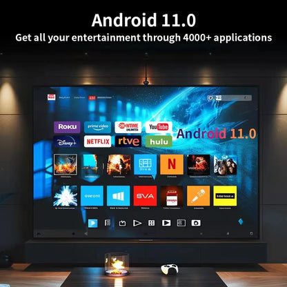 Salange P330 Mini Projector — 1080P HD Portable Smart Projector with WiFi & Bluetooth