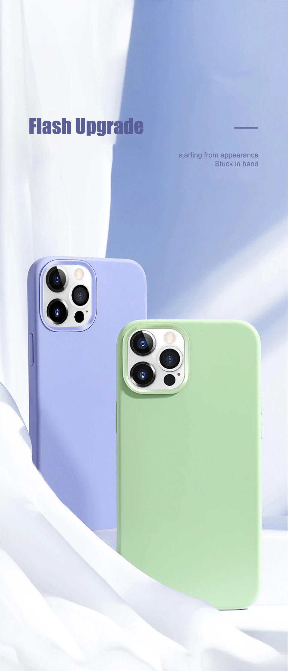 Luxury Liquid Silicone iPhone Case – Shockproof Slim Cover for iPhone 11–16 Pro Max & Plus