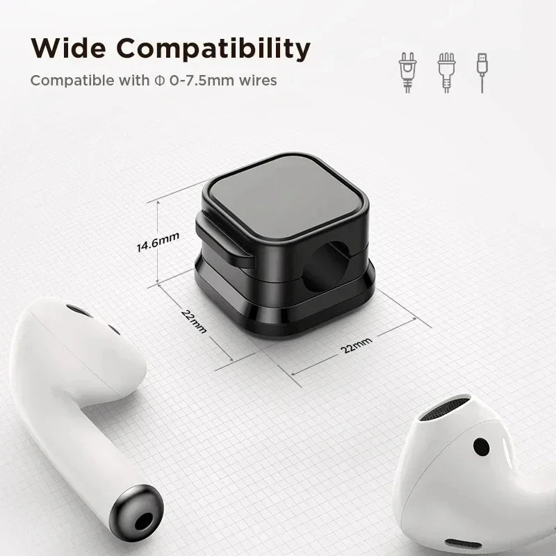 Magnetic Cable Organizer Clips — Keep Your Cables Neat & Tangle-Free