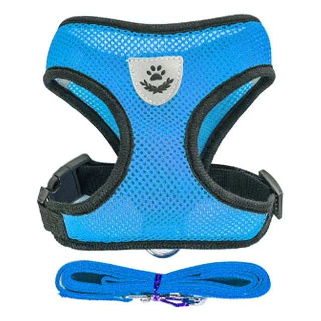 Adjustable Cat/Dog Harness & Leash Set — Safe, Comfortable Outdoor Walking Vest