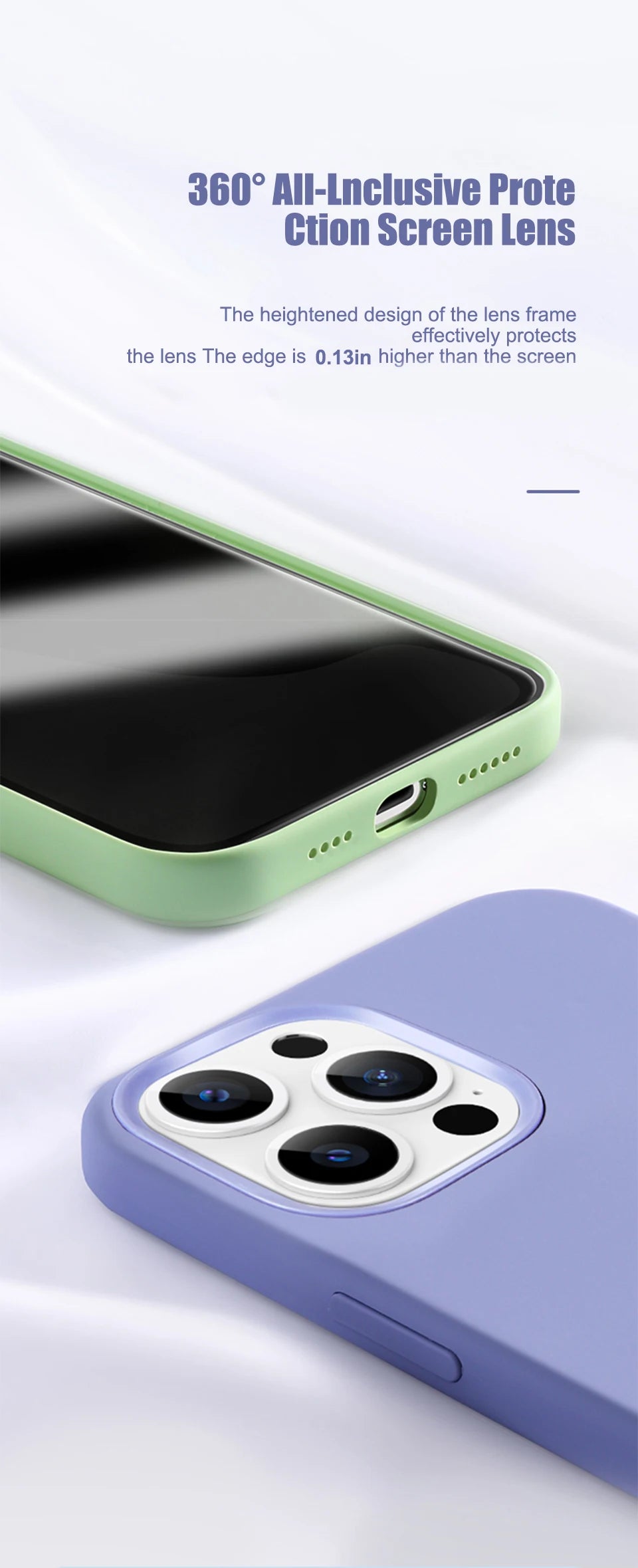 Luxury Liquid Silicone iPhone Case – Shockproof Slim Cover for iPhone 11–16 Pro Max & Plus