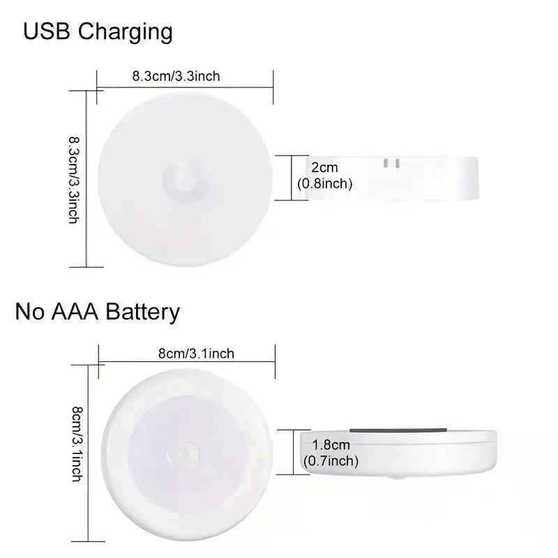 Motion Sensor Night Light – Wireless LED Lamp for Bedroom, Stairs & Closet