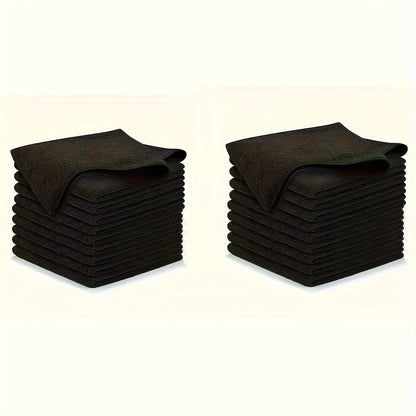 Ultra-Absorbent Microfiber Cleaning Cloths/Towels — Soft & Streak-Free (5/10/20 Pack)