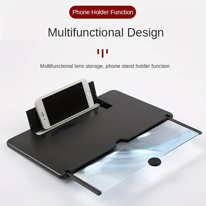 12” HD Phone Screen Amplifier – Anti-Blue Light Screen Magnifier for Clear, Comfortable Viewing