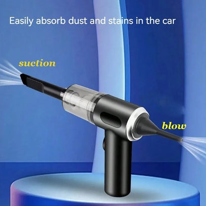 Portable Wireless Handheld Vacuum — Powerful Mini Cleaner for Car & Home