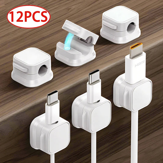 Magnetic Cable Organizer Clips — Keep Your Cables Neat & Tangle-Free