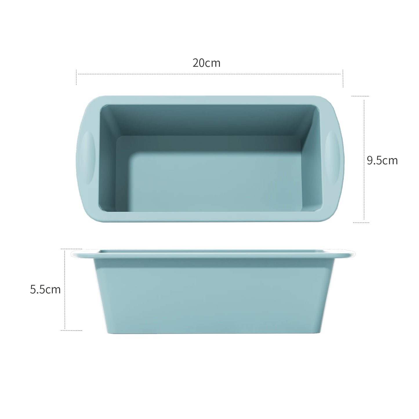 Silicone Non-Stick Mini Loaf Pan – Easy Release Rectangle Baking Mold for Bread, Cake & Pastry