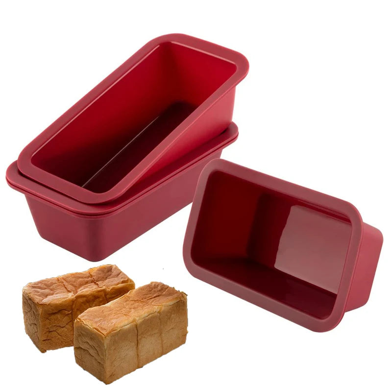 Silicone Non-Stick Mini Loaf Pan – Easy Release Rectangle Baking Mold for Bread, Cake & Pastry