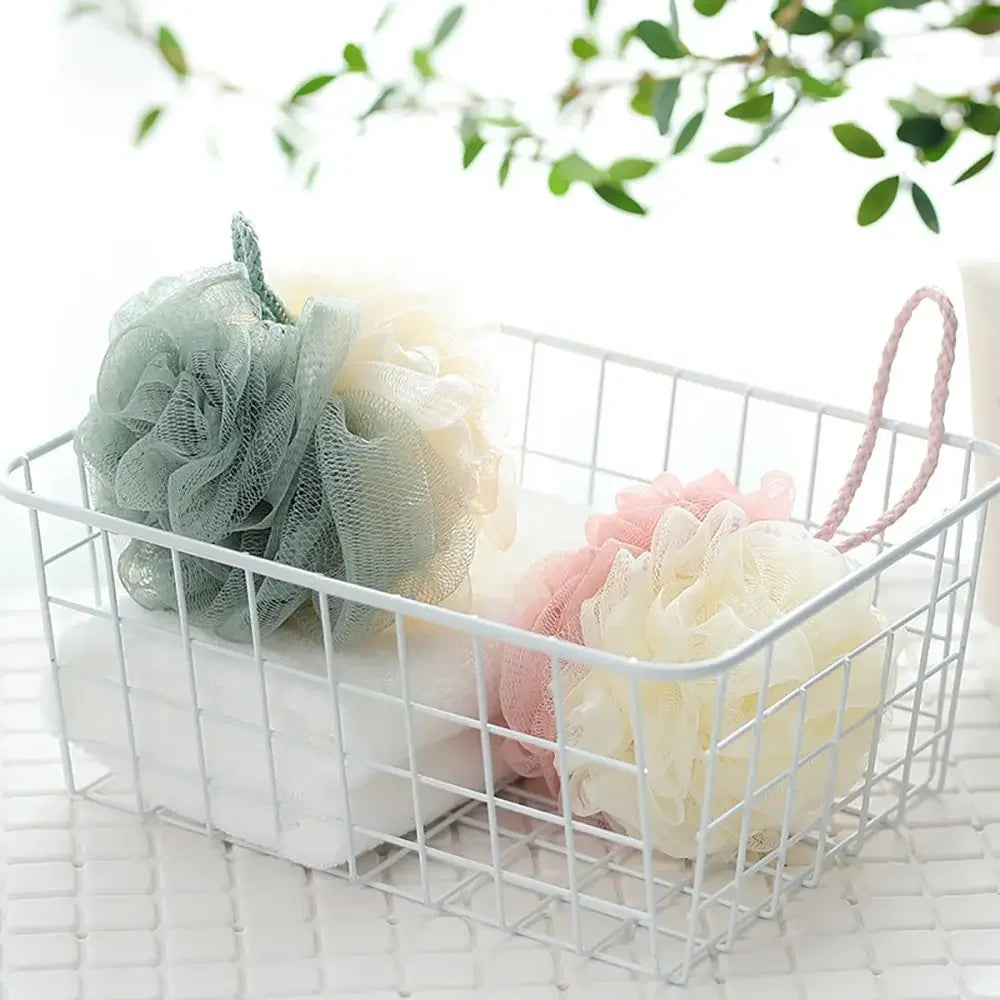 Exfoliating Shower Sponge — Soft Mesh Body Scrubber for Smooth Skin