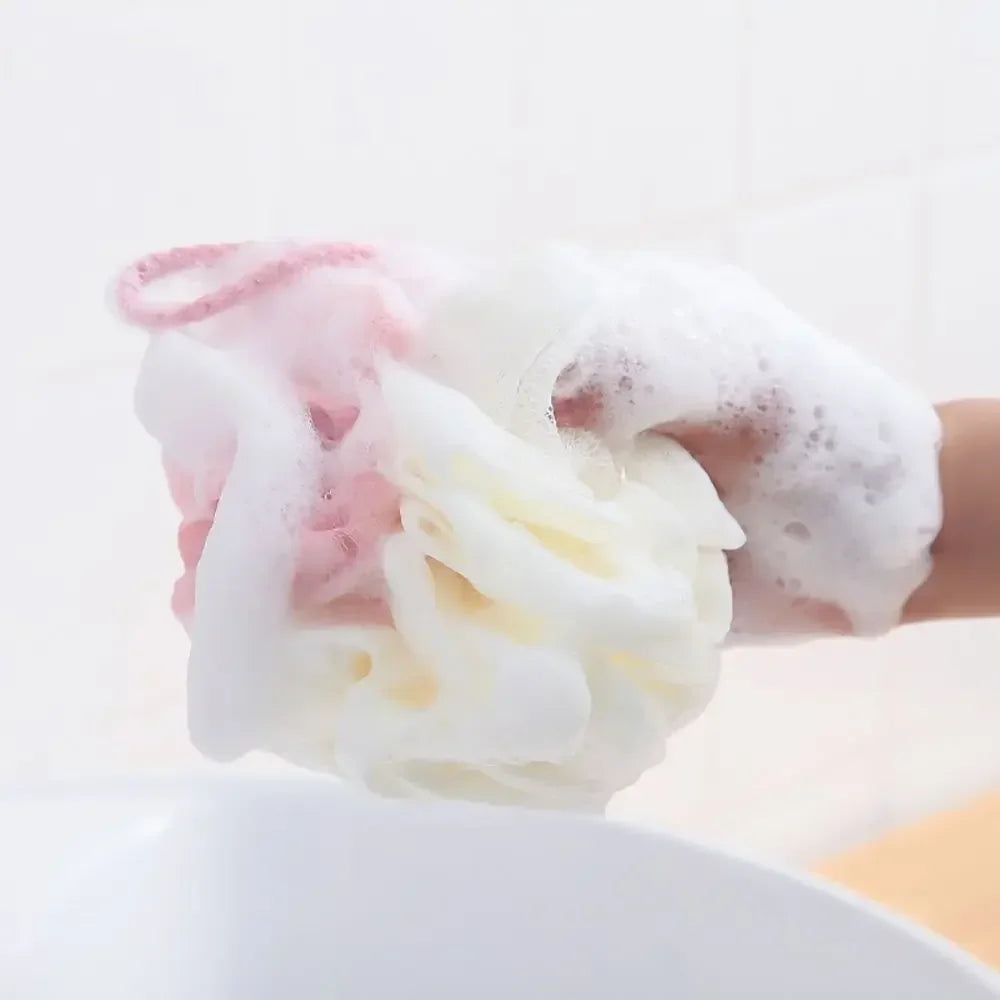 Exfoliating Shower Sponge — Soft Mesh Body Scrubber for Smooth Skin