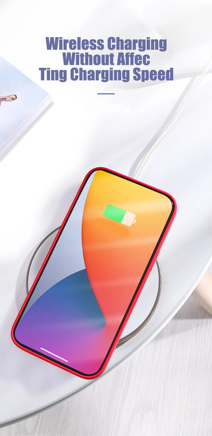 Luxury Liquid Silicone iPhone Case – Shockproof Slim Cover for iPhone 11–16 Pro Max & Plus