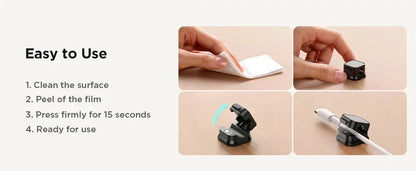 Magnetic Cable Organizer Clips — Keep Your Cables Neat & Tangle-Free