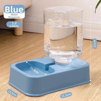 Automatic Pet Feeder & Water Dispenser — Large Capacity Food & Water Station for Cats & Dogs
