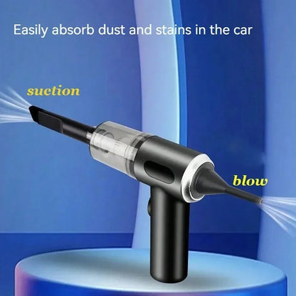 Portable Wireless Handheld Vacuum — Powerful Mini Cleaner for Car & Home