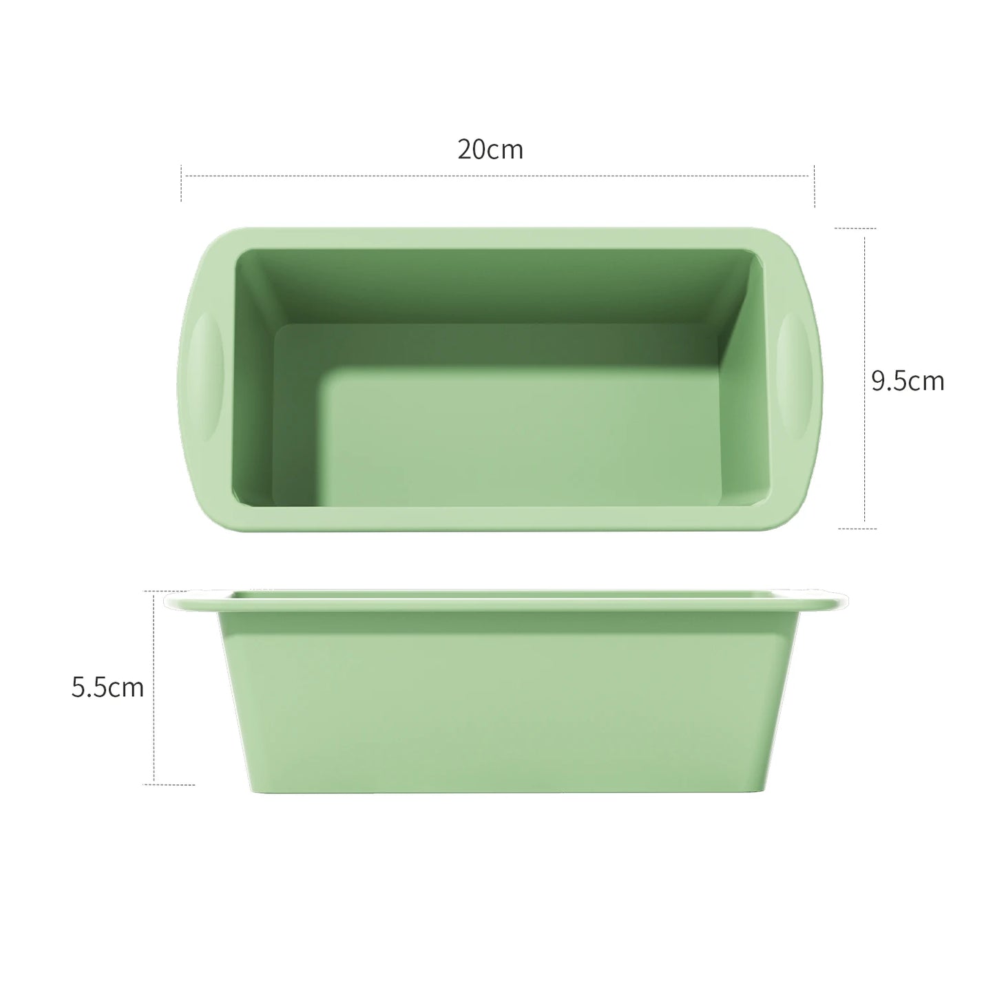 Silicone Non-Stick Mini Loaf Pan – Easy Release Rectangle Baking Mold for Bread, Cake & Pastry