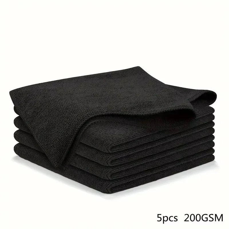 Ultra-Absorbent Microfiber Cleaning Cloths/Towels — Soft & Streak-Free (5/10/20 Pack)