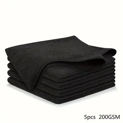 Ultra-Absorbent Microfiber Cleaning Cloths/Towels — Soft & Streak-Free (5/10/20 Pack)