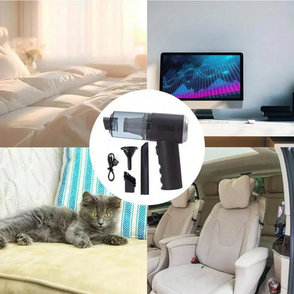 Portable Wireless Handheld Vacuum — Powerful Mini Cleaner for Car & Home