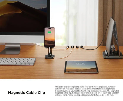 Magnetic Cable Organizer Clips — Keep Your Cables Neat & Tangle-Free