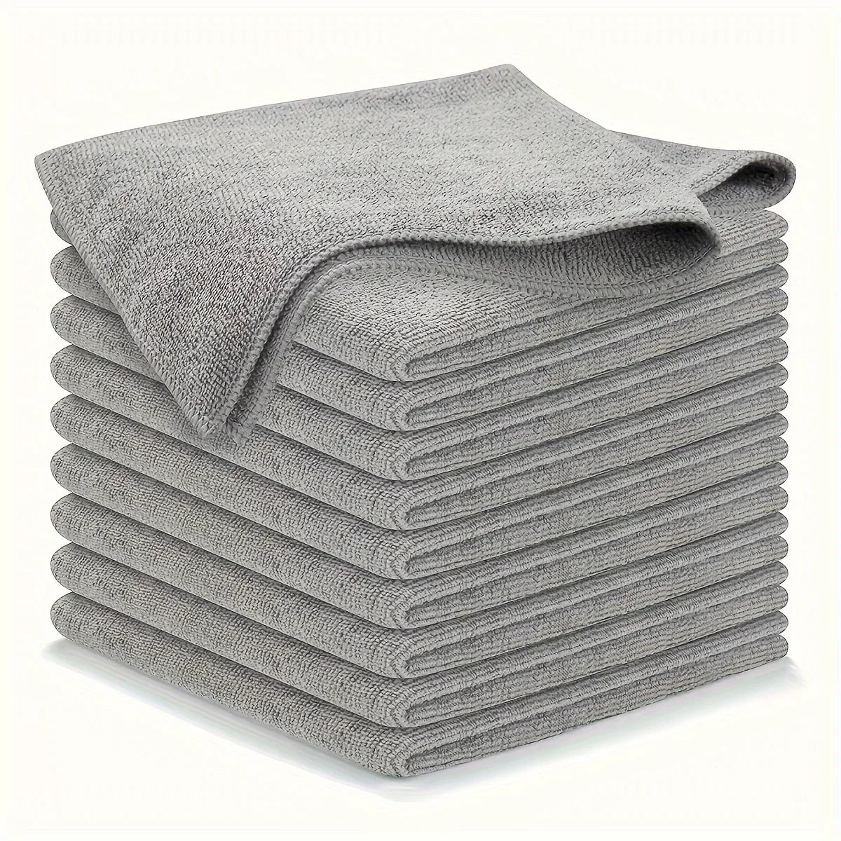 Ultra-Absorbent Microfiber Cleaning Cloths/Towels — Soft & Streak-Free (5/10/20 Pack)