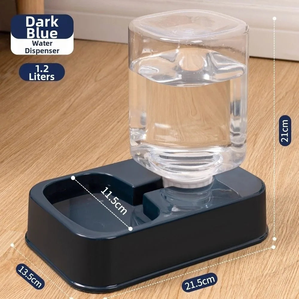 Automatic Pet Feeder & Water Dispenser — Large Capacity Food & Water Station for Cats & Dogs