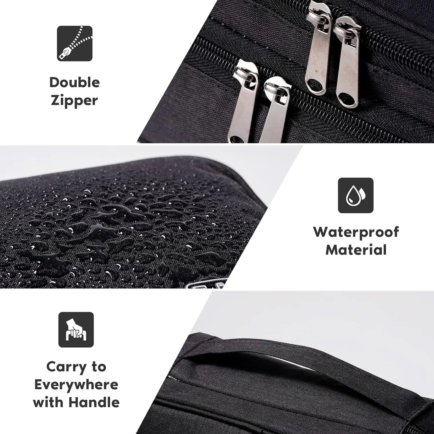 Waterproof Cable Storage Bag – Portable Electronic Organizer for Chargers, Cables & Accessories
