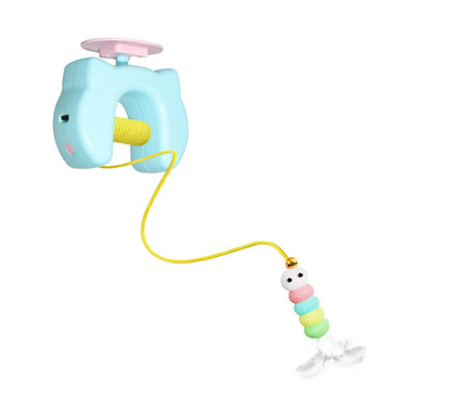 Automatic Cat Teaser Toy — Electric Feather Swing Toy for Interactive Play