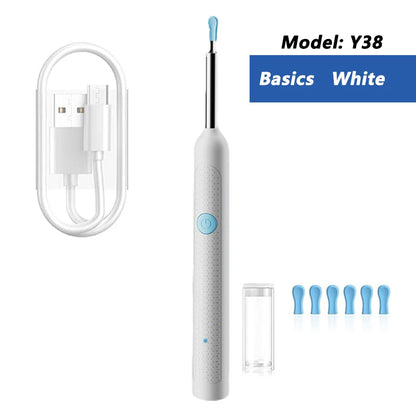 Visual Ear Cleaner with Camera – HD Otoscope Ear Wax Removal Tool with LED Light